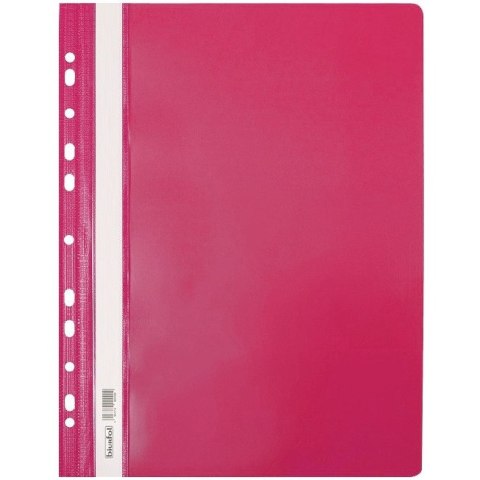 Skoroszyt na dokumenty twardy A4 wpinany do segregatora 10 sztuk różowy SH-01-10 BIURFOL