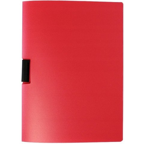 Skoroszyt z klipsem na dokumenty A4 PP czerwony PK-01-01 BIURFOL