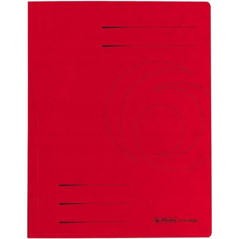 Skoroszyt kartonowy na dokumenty A4 czerwony 11094695 HERLITZ