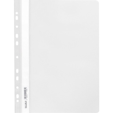 Skoroszyt na dokumenty miękki A4 wpinany do segregatora 20 sztuk biały SPP-02-06 BIURFOL