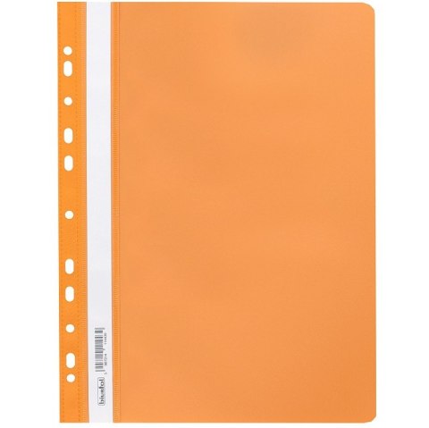 Skoroszyt na dokumenty miękki A4 wpinany do segregatora 20 sztuk pomarańczowy SPP-02-08 BIURFOL