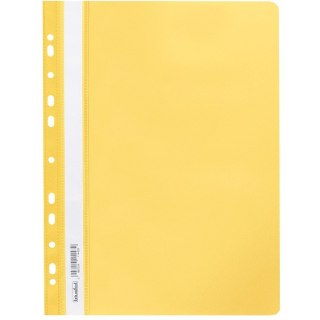 Skoroszyt na dokumenty miękki A4 wpinany do segregatora 20 sztuk żółty SPP-02-04 BIURFOL