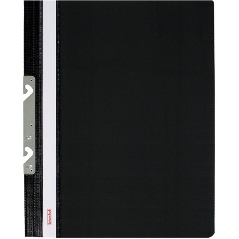 Skoroszyt na dokumenty twardy A4 z metalową zawieszką 20 sztuk czarny ST-10-05 BIURFOL