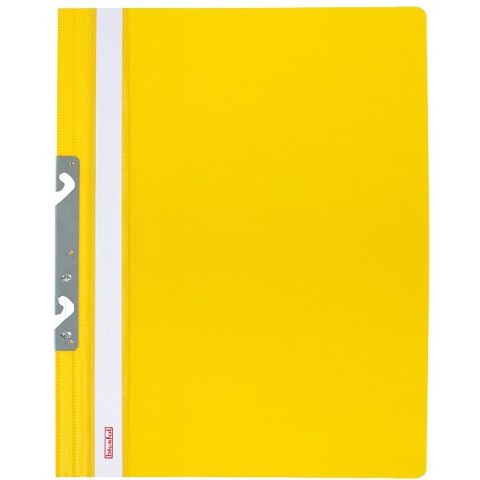 Skoroszyt na dokumenty twardy A4 z metalową zawieszką 20 sztuk żółty ST-10-04 BIURFOL