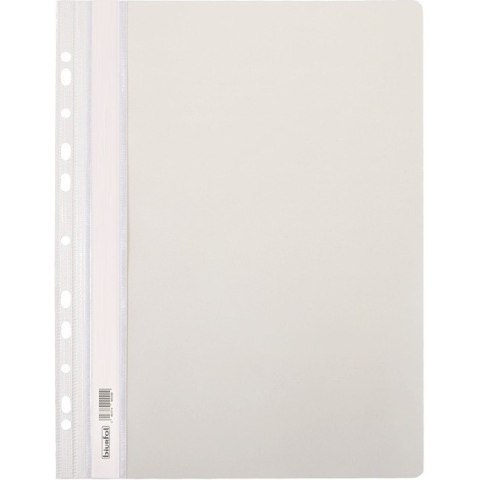 Skoroszyt na dokumenty twardy A4 wpinany do segregatora 10 sztuk biały SH-01-06 BIURFOL
