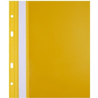 Skoroszyt na dokumenty twardy A5 wpinany do segregatora 10 sztuk żółty SH-11-04 BIURFOL