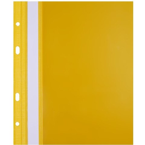 Skoroszyt na dokumenty twardy A5 wpinany do segregatora 10 sztuk żółty SH-11-04 BIURFOL