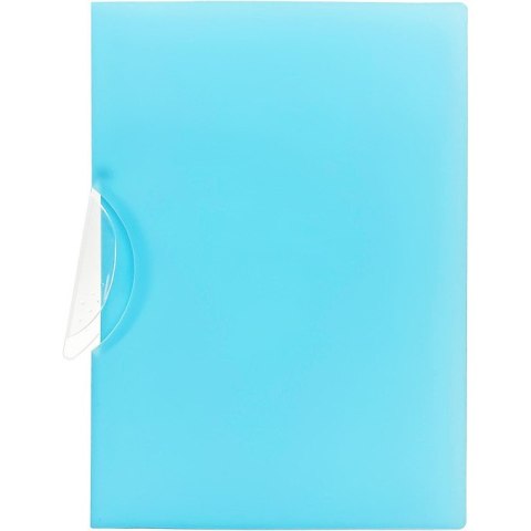 Skoroszyt z klipsem A4 PP pastel niebieski SKP-A4-02 BIURFOL