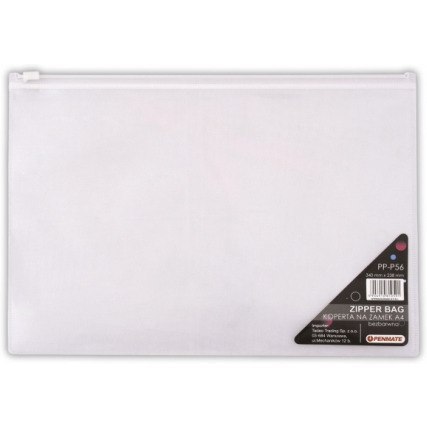 Koperta na zamek A4 bezbarwna PP-P56 PENMATE TT6700 Koperta na zamek A4 bezbarwna PP-P56 PENMATE TT6700