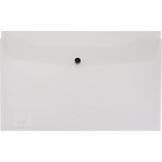 Teczka kopertowa na dokumenty A4 na zatrzask PVC przezroczysta TP-11-01 BIURFOL