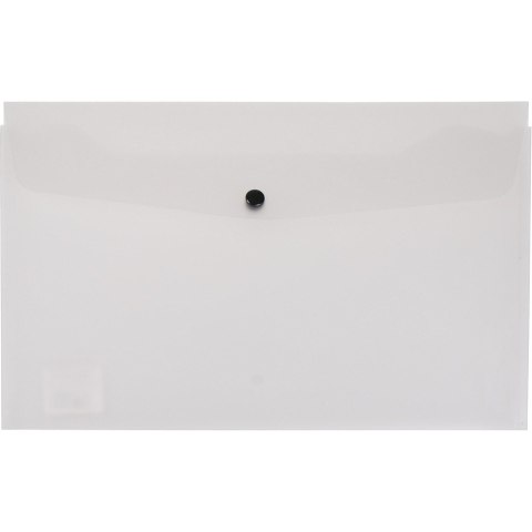 Teczka kopertowa na dokumenty A4 na zatrzask PVC przezroczysta TP-11-01 BIURFOL