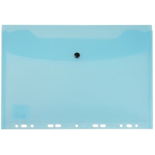 Teczka kopertowa na dokumenty A4 wpinana do segregatora PVC niebieska TP-12-03 BIURFOL