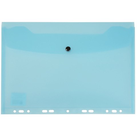 Teczka kopertowa na dokumenty A4 wpinana do segregatora PVC niebieska TP-12-03 BIURFOL