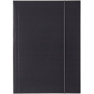 Teczka lakierowana z gumką A4 czarna ESSELTE 13439