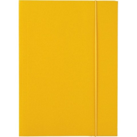 Teczka lakierowana z gumką A4 żółty ESSELTE 13438