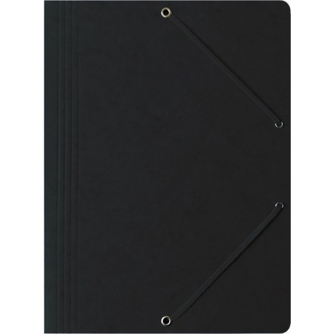 Teczka na dokumenty z gumką A4 preszpanowa czarna 400087824 BANTEX