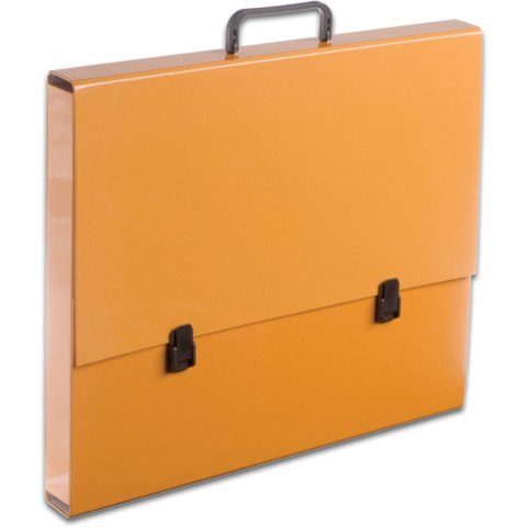Teczka szkolna z rączką A3 2cm pomarańczowa TT7551 TADEO Teczka szkolna z rączką A3 2cm pomarańczowa TT7551 TADEO