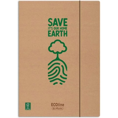 Teczka z gumką A4 ECO line mix 0009581455 HERLITZ Teczka z gumką A4 ECO line mix 0009581455 HERLITZ
