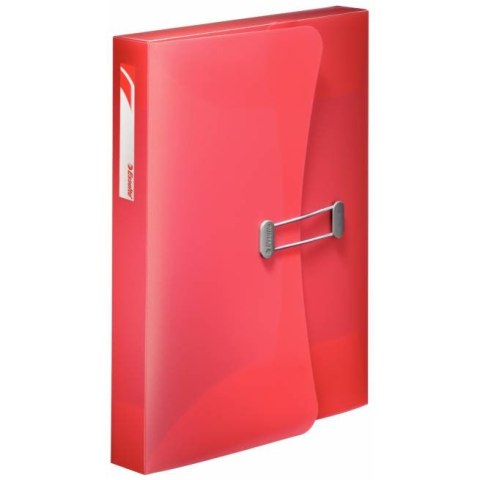 Teczka z gumką na dokumenty 40mm INTENSE czerwona 177487 ESSELTE