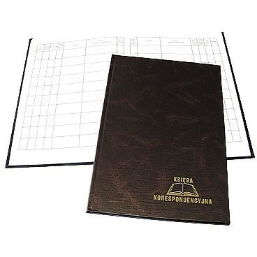 Książka korespondencyjna A4 192k brązowa 229-016 WARTA