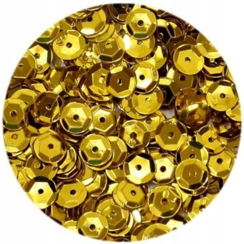 Cekiny błyszczące 8mm żółte B110 BREWIS Cekiny błyszczące 8mm żółte B110 BREWIS