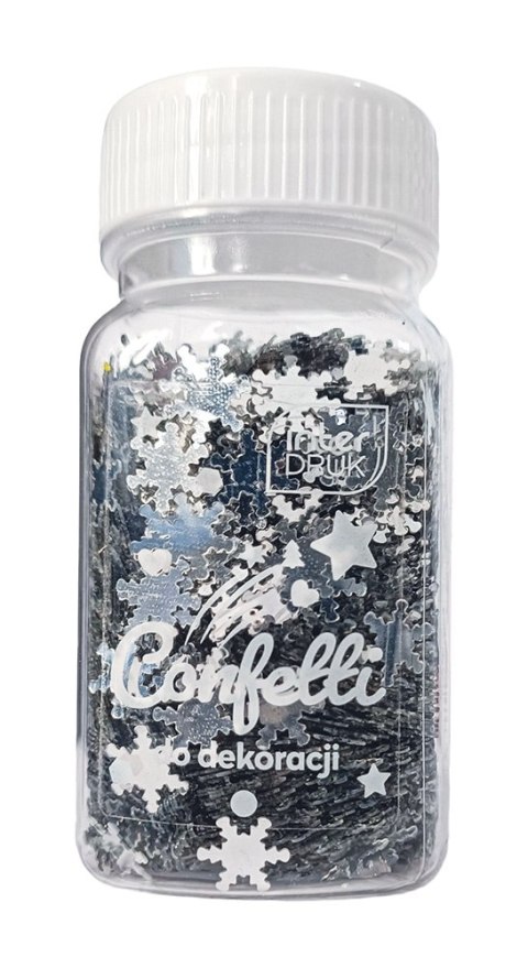 Confetti do dekoracji 30g WINTER 12szt. INTERDRUK