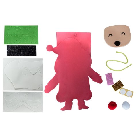 Dekoracja XMASS mikołaj z pianki 439859 TITANUM