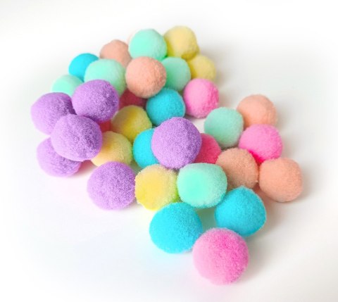 Pompony do dekoracji 20mm, 36szt. UNICORN INTERDRUK