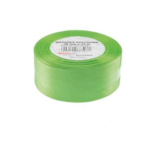 Wstążka satynowa 38mm/32m j.zielony BREWIS
