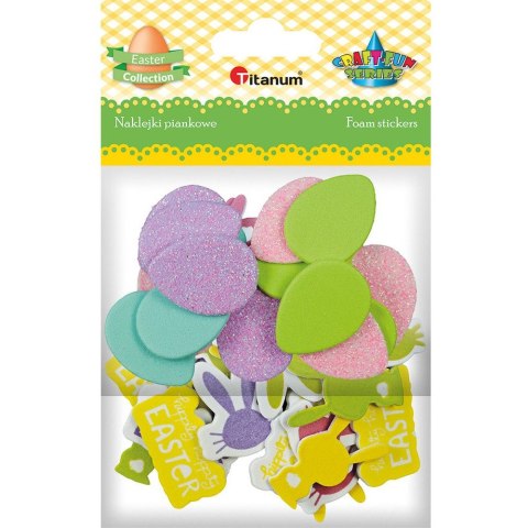 Naklejka Craft-Fun Series piankowe króliczki i kurczaczki 395973 TITANUM