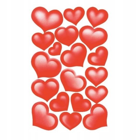 Naklejki kreatywne Z-DESIGN SERCA-papier błyszczący 53205 ZF AVERY ZWECKFORM