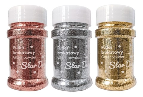 Puder brokatowy do dekoracji 45g STAR DUST 9szt. INTERDRUK Puder brokatowy do dekoracji 45g STAR DUST 9szt. INTERDRUK