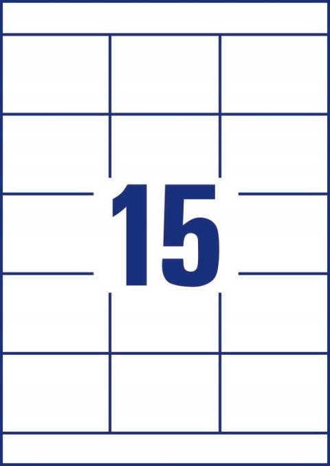 Etykiety A4 białe (100 arkuszy)70x50,8mm 3669 AVERY ZWECKFORM