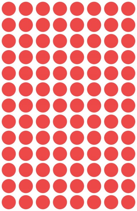 Trwałe kółka 8mm 416szt./op. czerwone 3010 AVERY ZWECKFORM