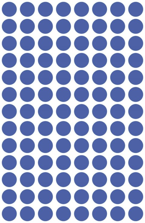 Usuwalne kółka 8mm 416szt./op. niebieskie 3591 AVERY ZWECKFORM