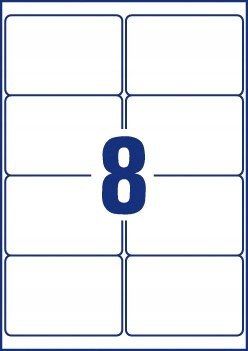 Etykiety ECONOMY A4 99.1x67.7mm białe ELA043(100ark) AVERY ZWECKFORM