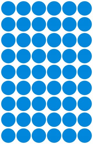 Etykiety kółka Q12mm niebieskie 3142 AVERY ZWECKFORM