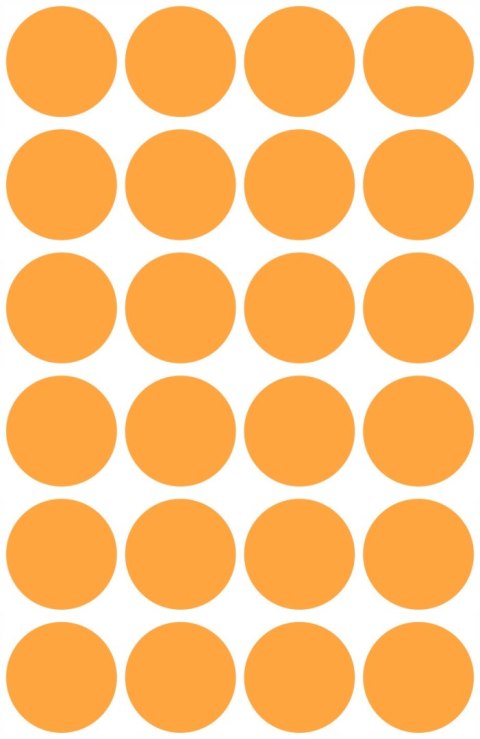 Etykiety kółka Q18mm pomarańczowe 3173 AVERY ZWECKFORM