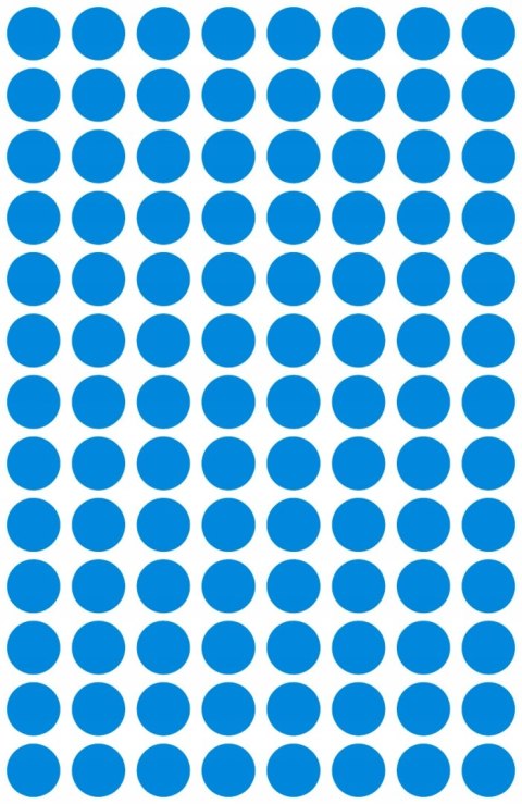 Trwałe kółka 8mm 416szt./op. niebieskie 3011 AVERY ZWECKFORM