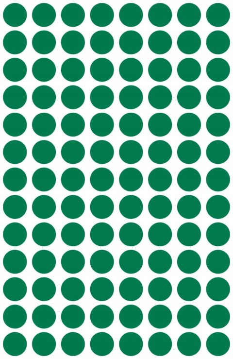 Trwałe kółka do zaznaczania 8mm 416szt./op. zielone 3012 AVERY ZWECKFORM