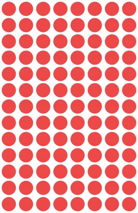 Usuwalne kółka Q8mm 416szt./op. czerwone 3589 AVERY ZWECKFORM