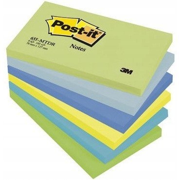 Bloczek samoprzylepny 127x76mm MARZYCIEL 655MTDR 6 szt.POS T-IT 3M FT510283524 Bloczek samoprzylepny 127x76mm MARZYCIEL 655MTDR 6 szt.POS T-IT 3M FT510283524