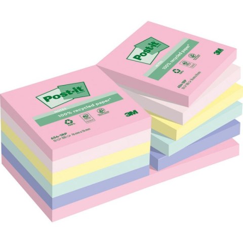 Bloczek samoprzylepny 76x76mm 100k tęczowy (16szt) ekologiczny POST-IT 654-1RPT 3M FT510110354 Bloczek samoprzylepny 76x76mm 100k tęczowy (16szt) ekologiczny POST-IT 654-1RPT 3M FT510110354