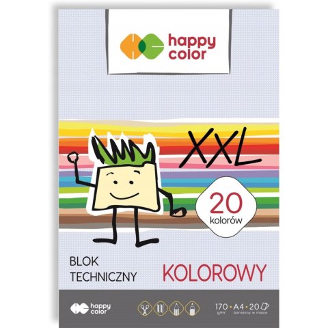 Blok techniczny kolor A4 20k 170g HA 3717 2030-09 HAPPY COLOR Blok techniczny kolor A4 20k 170g HA 3717 2030-09 HAPPY COLOR