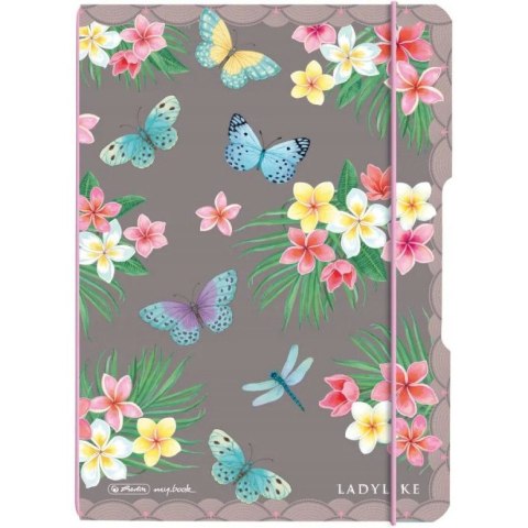 Notatnik Flex A5 40 kartek w kropki Notes Ladylike Butterflies 50044290 HERLITZ Notatnik Flex A5 40 kartek w kropki Notes Ladylike Butterflies 50044290 HERLITZ