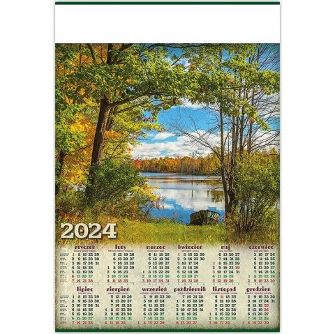 Kalendarz Plakatowy B1, P02 WODOSPAD 67x98cm TELEGRAPH