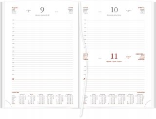 Kalendarz Vivella B5 dzienny p. biały 216 B5DB szary Wokół Nas