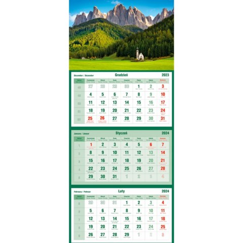 Kalendarz trójdzielny WIOSKA T-105T-03 Michalczyk i Prokop