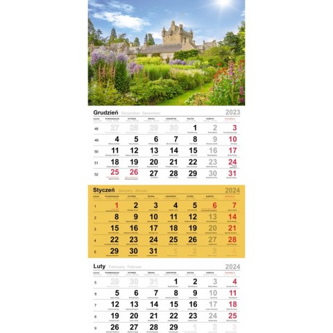 Kalendarz trójdzielny(H) ŁÓDKA T-106T-04 Michalczyk i Prokop