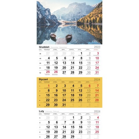 Kalendarz trójdzielny(H) ŚCIEŻKA POLNA T-106T-10 Michalczyk i Prokop